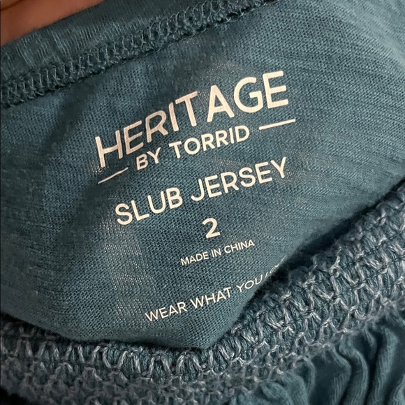 Torrid Teal Camisole Top Size 2 (Plus Size) - Picture 2 of 4